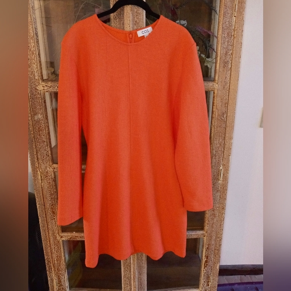 COS Typical Style Long Sleeve Knee Length Dress Size Medium - Picture 6 of 16